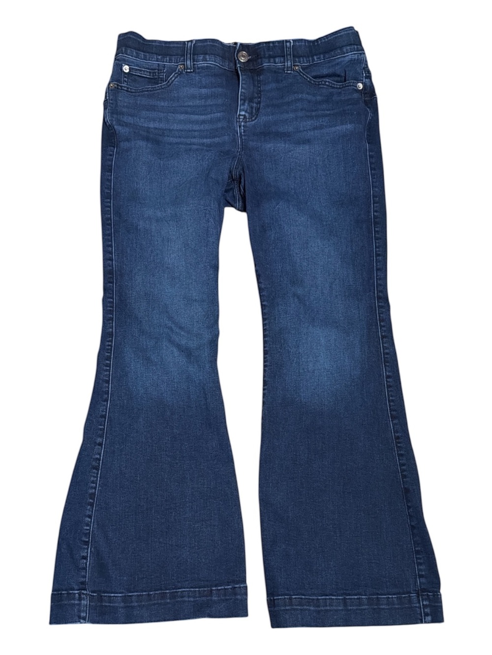 Retro Torrid Bombshell Flare Dark Wash Jeans 16 Short